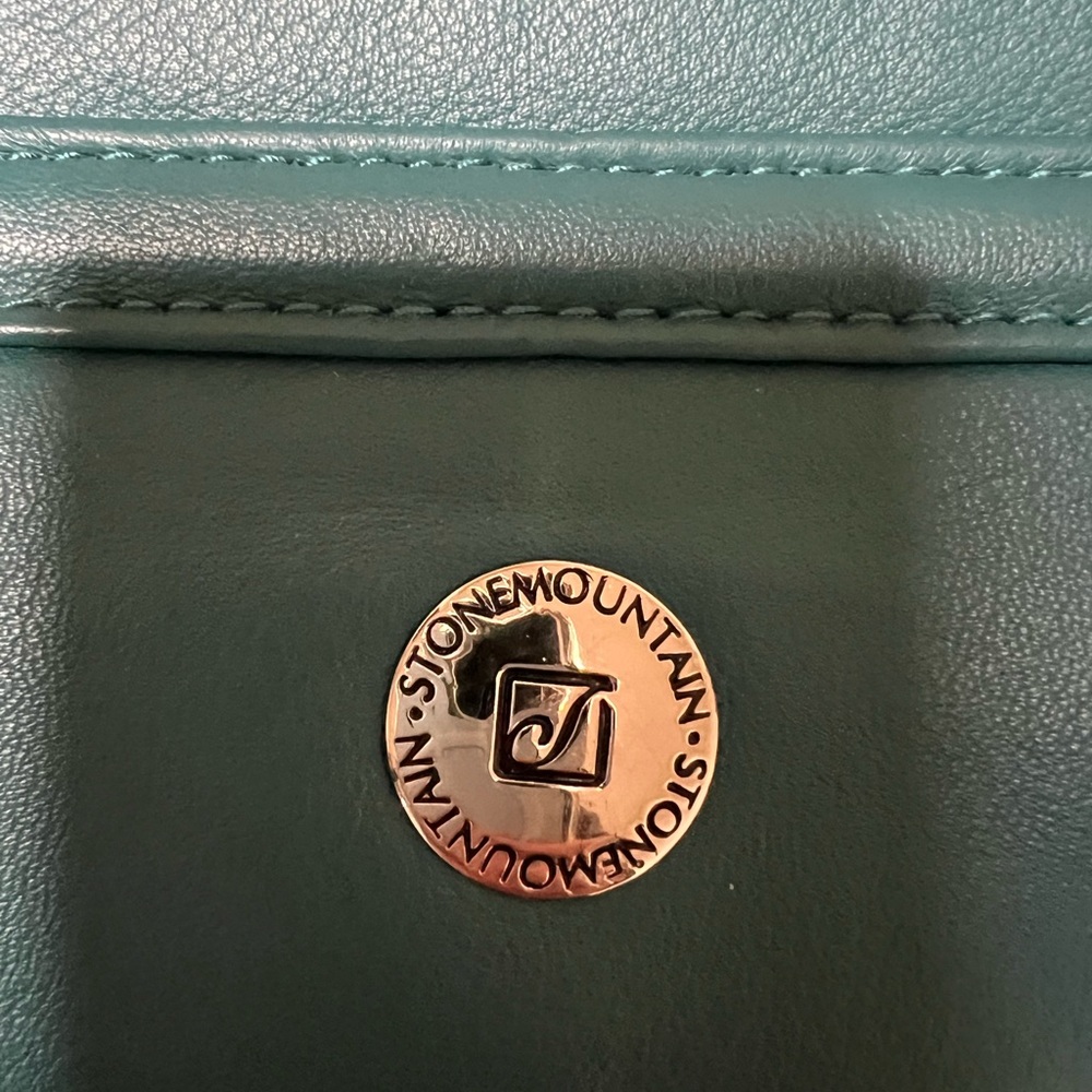 Stone Mountain Teal Genuine Leather Hobo Bag - Picture 8 of 8